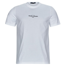 Fred Perry Rövid ujjú pólók EMBROIDERED T-SHIRT Fehér EU S férfi póló