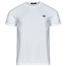 Fred Perry Rövid ujjú pólók RINGER T-SHIRT Fehér EU M
