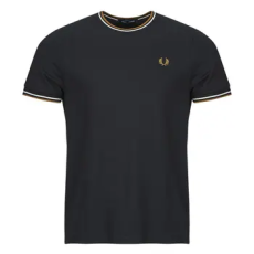 Fred Perry Rövid ujjú pólók TWIN TIPPED T-SHIRT Fekete  EU XXL