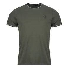 Fred Perry Rövid ujjú pólók TWIN TIPPED T-SHIRT Zöld EU L