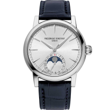 Frederique Constant FC-716S3H6 Mens Watch Classic Manufacture Moonphase Date 40mm 5ATM, karóra
