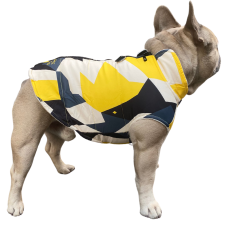  Free Dogs bélelt kutyakabát, sárga, 5XL-es kutyaruha