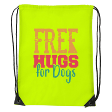 Free hugs for dog - Sport táska sárga tornazsák