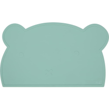 FreeOn szilikon tányéralátét-Menta medve babaétkészlet