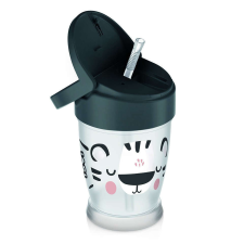 Freestyle Lovi FreeStyle Szívószálas itatópohár 250ml (11h+) Salt&Pepper itatópohár