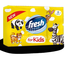 Fresh FRESH papírzsebkendő illatos 6x10 db (KIDS) higiéniai papíráru