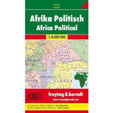 Freytag &amp; Berndt Afrika politikai-domborzati térkép fémléces, műanyaghengerben, 1:8 000 000 Freytag térkép AFR B térkép