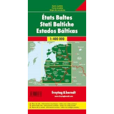Freytag &amp; Berndt Balti államok térkép, Észtország, Lettország, Litvánia 1:400 000 Freytag Baltikum térkép térkép