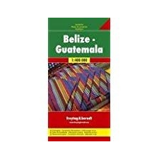 Freytag &amp; Berndt Belize térkép, Guatemala térkép Freytag 1: 400 000 térkép