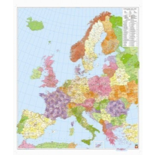 Freytag &amp; Berndt Európa postai irányítószámos falitérkép keretezett Freytag 1:3 700 000 96x112,5 térkép