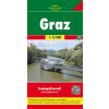 Freytag &amp; Berndt Graz térkép Freytag &amp; Berndt 1:15 000 2012 keményfedeles