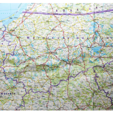 Freytag &amp; Berndt Lengyelország falitérkép Freytag 1:700 000 100x 95 cm térkép
