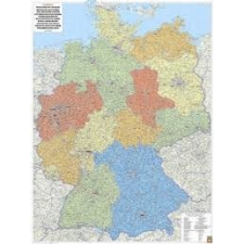 Freytag &amp; Berndt Németország falitérkép, Németország közigazgatása fémléces, műanyaghengerben, 1:700 000 Freytag térkép