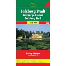 Freytag &amp; Berndt Salzburg térkép Freytag &amp; Berndt 1:15 000 Salzburg várostérkép térkép