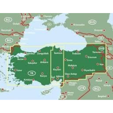 Freytag &amp; Berndt Törökország, 1:800 000 Freytag térkép AK 6003 térkép