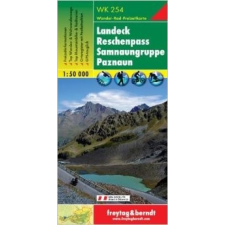 Freytag &amp; Berndt WK 254 Landeck, Reschenpass, Samnaungruppe, Paznaun turistatérkép 1:50 000 térkép