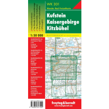 Freytag &amp; Berndt WK 301 Kufstein, Kaisergebirge, Kitzbühel turistatérkép 1:50 000 térkép