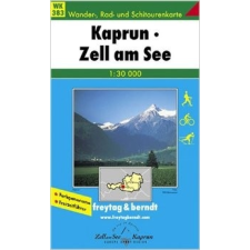 Freytag &amp; Berndt WK 383 Kaprun-Zell am See turista térkép Freytag 1:30 000 térkép