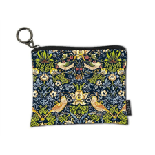 FRI.19226 Mini pénztárca, polyester,12x1,5x10cm, William Morris:Strawberry Thief pénztárca