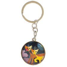 Fridolin Kulcstartó fémkarika egyoldakas,Rosina Wachtmeister:Wonderland kulcstartó