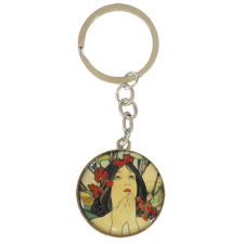 Fridolin Kulcstartó fémkarika egyoldalas, Mucha:Monaco kulcstartó