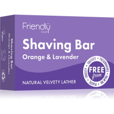 FRIENDLY SOAP Shaving Bar Orange & Lavender természetes szappan borotválkozáshoz 95 g borotvahab, borotvaszappan