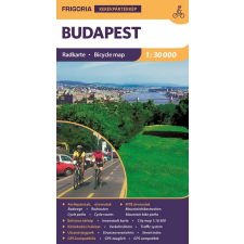 Frigória kiadó Budapest kerékpáros térkép Frigória 1:30 000 2017 térkép