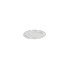 Frilich »Raiser« porcelán kerek tányér, fehér, ‘23 x 23’ tányér és evőeszköz