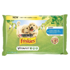 Friskies Friskies alutasak Junior Dog Multipack 4x100g Aszpikos válogatás kutyaeledel