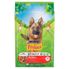Friskies Friskies száraz kutyaeledel - Active marhával 10 kg kutyaeledel