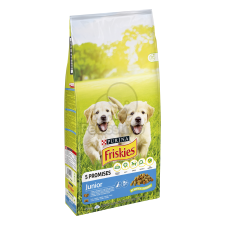  Friskies Junior száraz kutyaeledel - csirke, zöldségek és tej 15 kg kutyaeledel