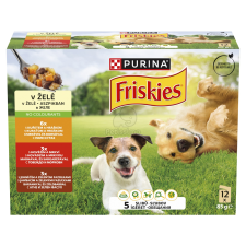 Friskies válogatás nedves kutyaeledel aszpikban 4 x 85 g kutyaeledel