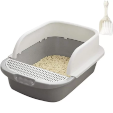  Fröccsenésmentes macska alomtálca, szürke macskatoalett