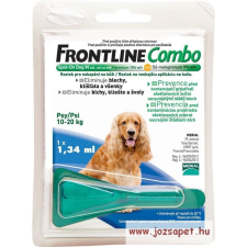 Frontline Combo M 10-20kg közötti kutyának 1,34ml élősködő elleni készítmény kutyáknak
