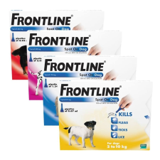 Frontline spot on kutya xl /40 kg felett élősködő elleni készítmény kutyáknak