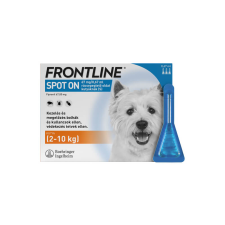 Frontline spot on S kutya 2-10 kg 3x élősködő elleni készítmény kutyáknak