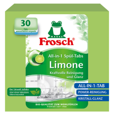 Frosch EKO All in One mosogatógép tabletta citrom 30db (4001499963339) (4001499963339) tisztító- és takarítószer, higiénia