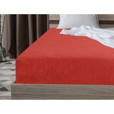 Frottír piros lepedő EXCLUSIVE 200x220 cm lakástextília