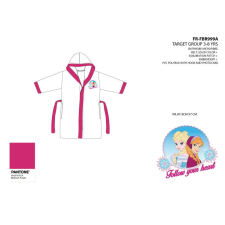  Frozen bathrobe - White lakástextília