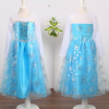  Frozen Jégvarázs Elsa Elza hercegnő, jégkirálynő gyerek, kislány halloweeni farsangi jelmez szett (150)