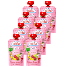 FRUCHTBAR Bio Hab Dich Lieb Málna, banán, körte 6hó 8x100g bébiétel