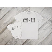 Fruit of the Loom 2. Apa-fia ctrlc+ctrlv Póló-Body szett férfi póló