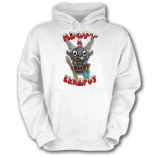 Fruit of the Loom Adopt a Krampus - Unisex Kapucnis Pulóver női pulóver, kardigán