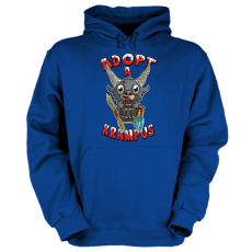 Fruit of the Loom Adopt a Krampus - Unisex Kapucnis Pulóver