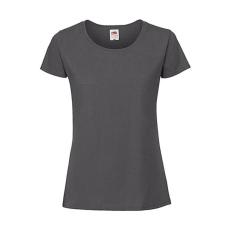 Fruit of the Loom Csomag akciós póló (minimum 3 db) Női póló Rövid ujjú Fruit of the Loom Lady-Fit Ringspun Premium T - XS, Világos grafitszürke