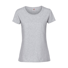 Fruit of the Loom Csomag akciós póló (minimum 5 db) Női póló Rövid ujjú Fruit of the Loom Lady-Fit Ringspun Premium T - XS, Heather szürke