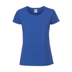 Fruit of the Loom Csomag akciós póló (minimum 5 db) Női póló Rövid ujjú Fruit of the Loom Lady-Fit Ringspun Premium T - XS, Királykék