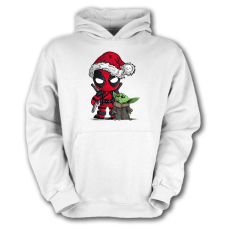 Fruit of the Loom Deadpool és Baby Yoda - Gyerek Kapucnis Pulóver