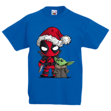Fruit of the Loom Deadpool és Baby Yoda - Gyerek Póló