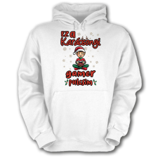 Fruit of the Loom Ez a karácsonyi gamer pulcsim (fiú) - Unisex Kapucnis Pulóver női pulóver, kardigán